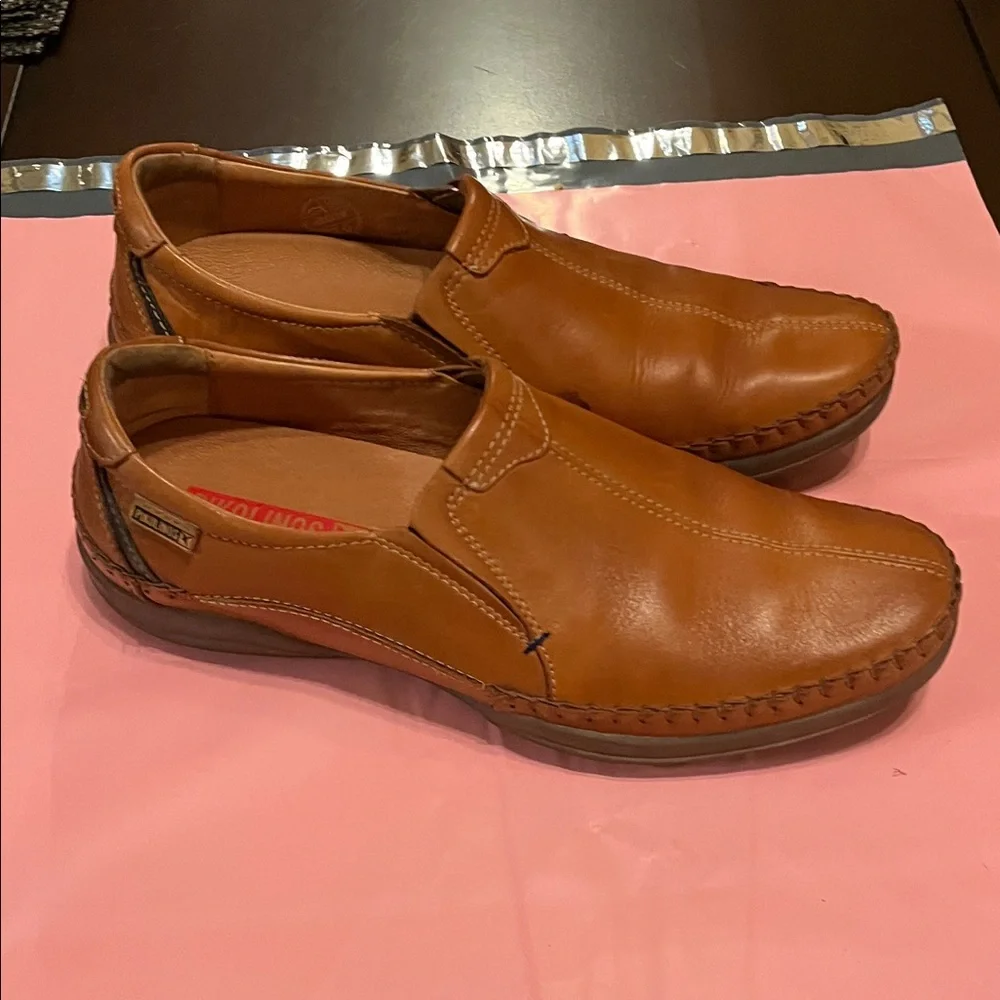 PIKOLINOS San Telmo, M1d 6032 Tan Leather Loafers for Men 41